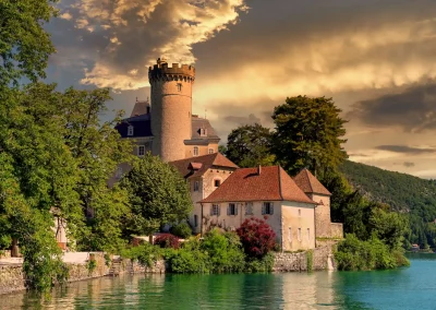 Annecy: castello sul lago