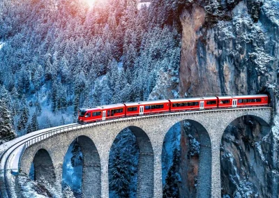 Bernina Express: Ponte Invernale